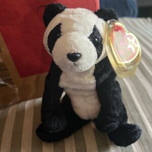 NWT Ty Beanie Baby Panda Stuffed Animal